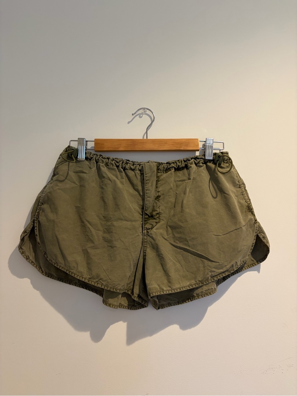 UO Olive Green Women's Cargo Shorts